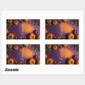 Halloween Pumpkins Rechthoekige Sticker (Vel)