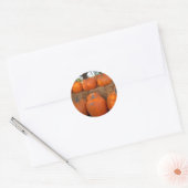 Halloween Pumpkins Ronde Sticker (Envelop)