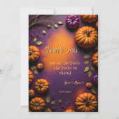 Halloween Pumpkins Save The Date (Voorkant)