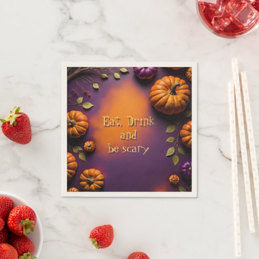 Halloween Pumpkins Servet (Insitu)