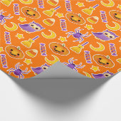 Halloween Pumpkins Snoep is eigenaar van Spiders P Cadeaupapier (Hoek)