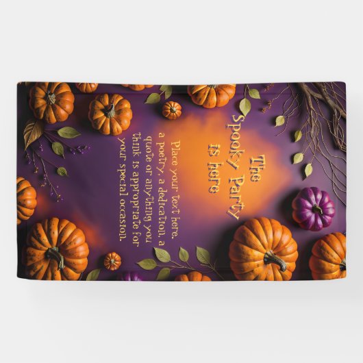 Halloween Pumpkins Spandoek (Horizontaal)