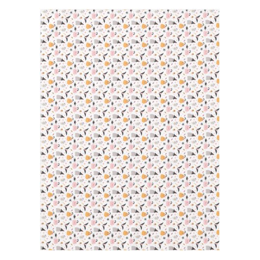 Halloween Pumpkins, Spiders, Ghost, Bats en Snoep Tafelkleed (Voorkant)