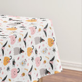 Halloween Pumpkins, Spiders, Ghost, Bats en Snoep Tafelkleed (Voorbeeld)