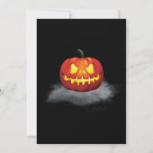 Halloween Pumpkins Spooky Party Dark Haunted House Kaart (Achterkant)