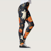 Halloween Pumpkins: Spooky Seamless Pattern. Leggi Leggings (Rechts)