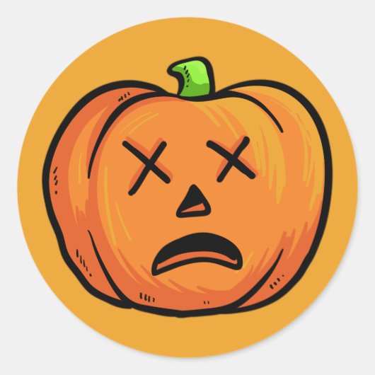 Halloween Pumpkins stickers 9 (Voorkant)