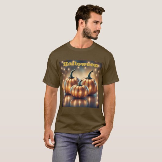 Halloween Pumpkins T-Shirt (Voorkant volledig)