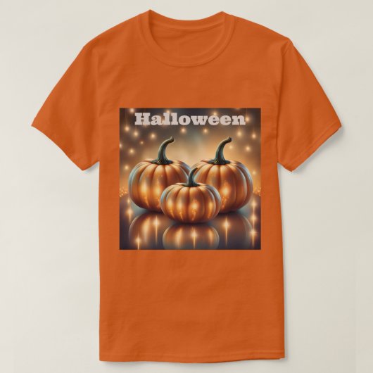 Halloween Pumpkins T-Shirt (Design voorkant)