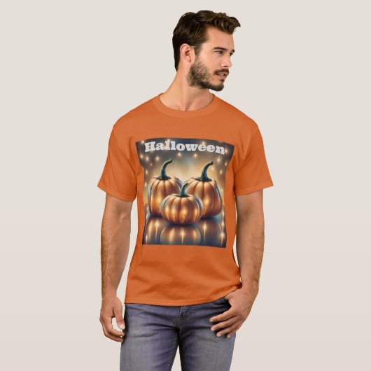 Halloween Pumpkins T-Shirt (Voorkant volledig)