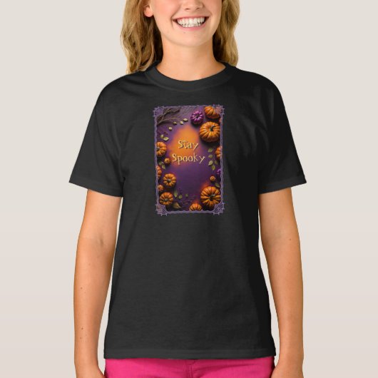 Halloween Pumpkins T-shirt (Voorkant)