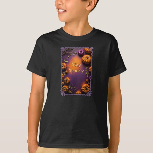 Halloween Pumpkins T-shirt (Voorkant)