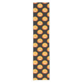 Halloween Pumpkins Table Runner Korte Tafelloper (Voorkant)