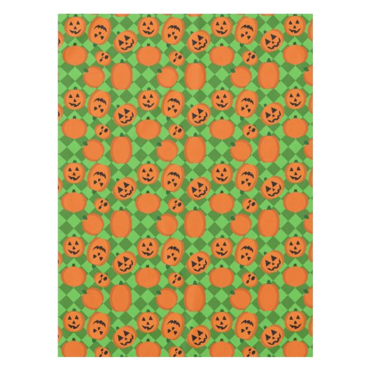 Halloween Pumpkins Tafelkleed (Voorkant)