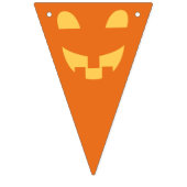 Halloween Pumpkins Triangle Bunting Banner (Tweede vlag)