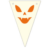 Halloween Pumpkins Triangle Bunting Banner (Eerste vlag)