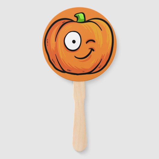 Halloween Pumpkins ventilator 2/3 Handwaaier (Achterkant)