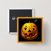 Halloween Pumpkins Vierkante Button 5,1 Cm (Voorkant /achterkant)