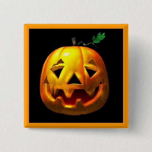 Halloween Pumpkins Vierkante Button 5,1 Cm (Voorkant)