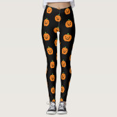 Halloween Pumpkins Women's Leggings (Voorkant)
