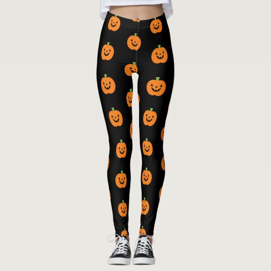 Halloween Pumpkins Women's Leggings (Voorkant)