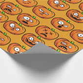Halloween Pumpkins wrapkins inpakpapier (Hoek)