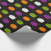Halloween Pumpkins Wrapping Paper Cadeaupapier (Hoek)