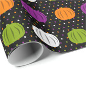 Halloween Pumpkins Wrapping Paper Cadeaupapier (Rol Hoek)