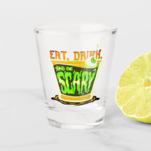 Halloween Pun Eet drink en wees angstig