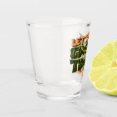 Halloween Pun Laat de ghoul tijden rollen Shot Glas (Links)