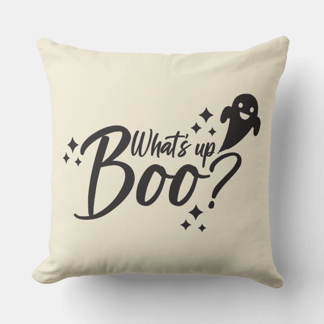 Halloween Pun - Wat is er aan de hand? Kussen (Voorkant)