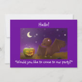 Halloween Punch Bowl - partijuitnodigingen Kaart (Voorkant)