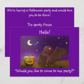 Halloween Punch Bowl - partijuitnodigingen Kaart (Voorkant / Achterkant)