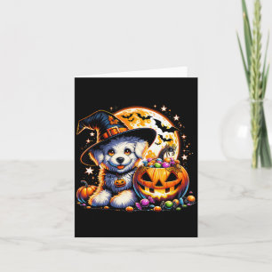 Halloween Puppie Hond T-Shirt9 Kaart
