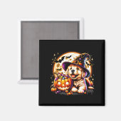 Halloween Puppies Hond Magneet (Voorkant / Achterkant)