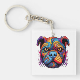 Halloween Puppy #3 Digitale kunst Sleutelhanger