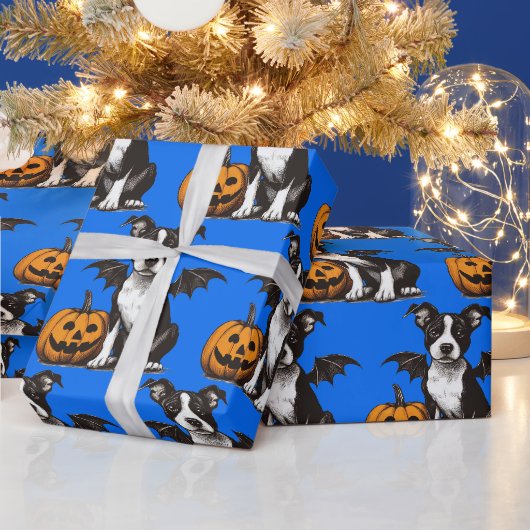Halloween Puppy Cadeaupapier (Feestdagen)