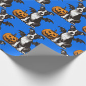Halloween Puppy Cadeaupapier (Hoek)