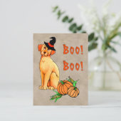 Halloween Puppy Dog Briefkaart (Staand voorkant)
