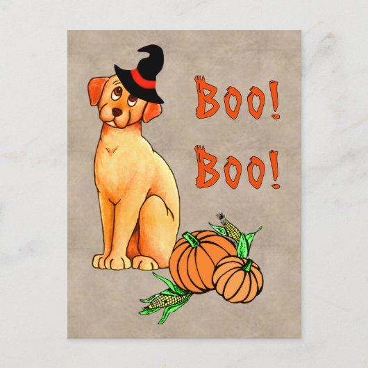 Halloween Puppy Dog Briefkaart (Voorkant)