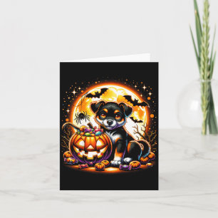 Halloween Puppy Dog T-Shirt4 Kaart