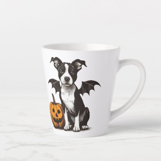 Halloween Puppy Latte Mok (Rechts)