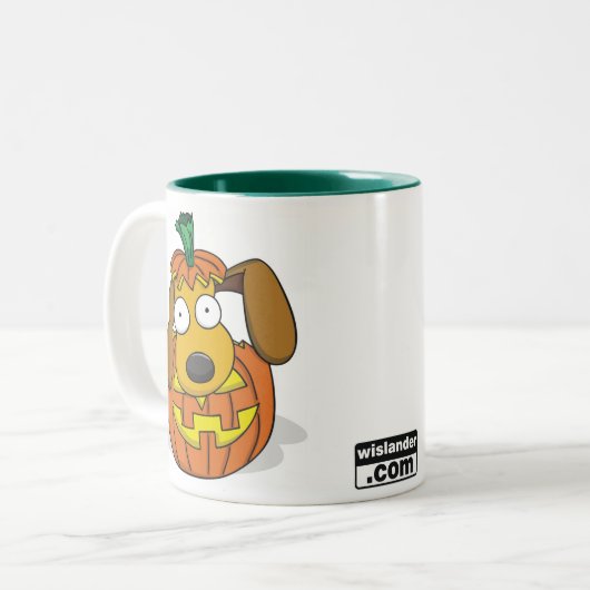 Halloween Puppy Mok (Voorkant links)