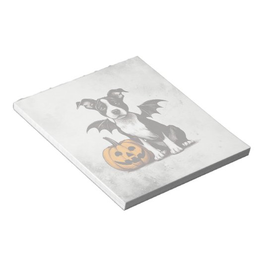 Halloween Puppy Notitieblok (Schuin)