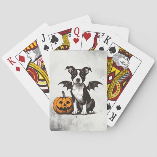 Halloween Puppy Pokerkaarten (Achterkant)