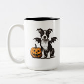 Halloween Puppy Tweekleurige Koffiemok (Links)