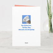 Halloween Puppy Wyed Cute Kaart (Achterkant)