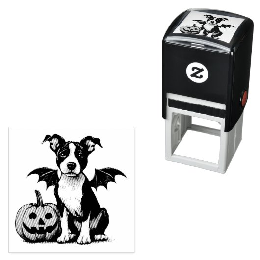 Halloween Puppy Zelfinktende Stempel (In situ)