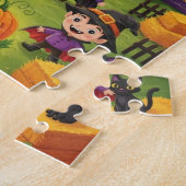 Halloween puzzel voor kinderen - 110 Piece Jigsaw Legpuzzel (Zijkant)