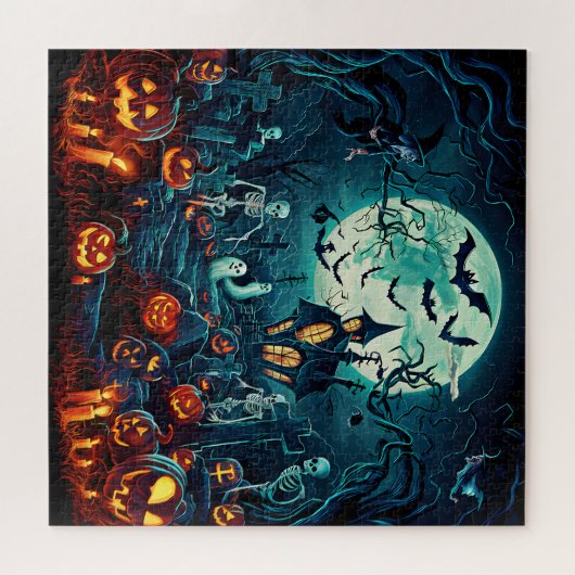 Halloween Puzzle Legpuzzel (Horizontaal)
